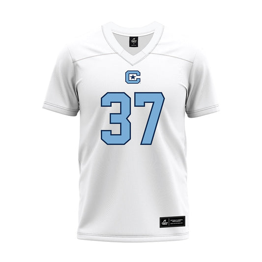 The Citadel - NCAA Football : Wynn Meetze - White Premium Football Jersey-0