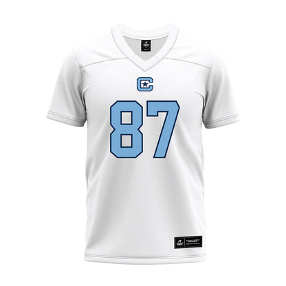 The Citadel - NCAA Football : Jared Merk - White Premium Football Jersey-0