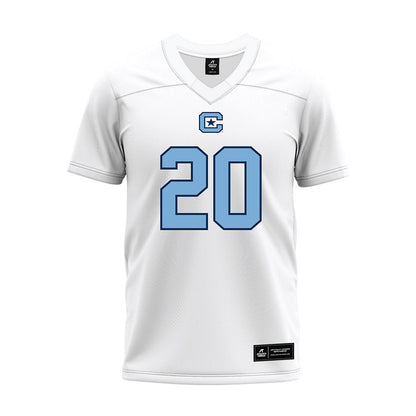 The Citadel - NCAA Football : Khaleb Bridges - White Premium Football Jersey-0