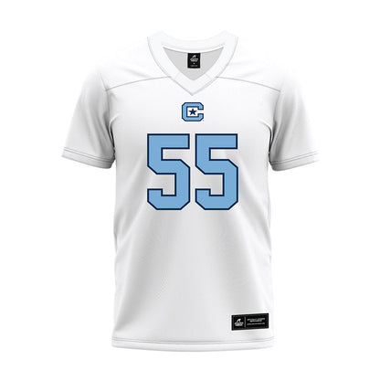 The Citadel - NCAA Football : Malachi Smith - White Premium Football Jersey-0