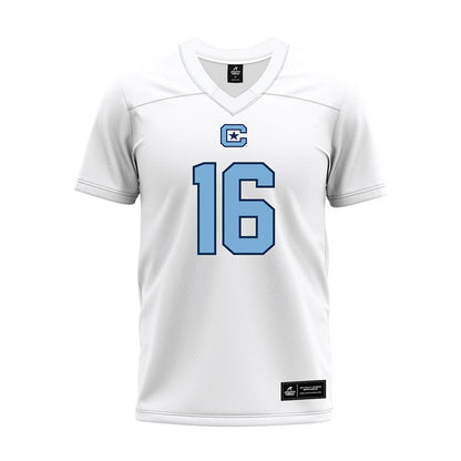 The Citadel - NCAA Football : Xavier Hill - White Premium Football Jersey-0