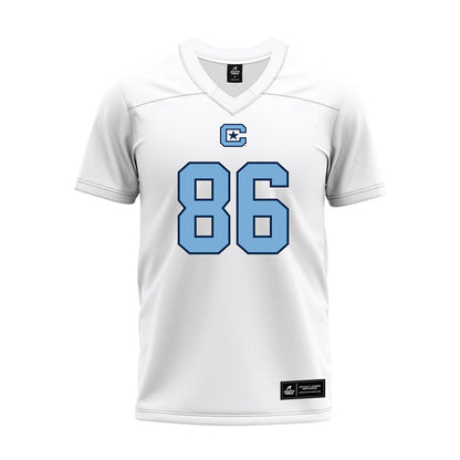 The Citadel - NCAA Football : Noah Lucas - White Premium Football Jersey-0