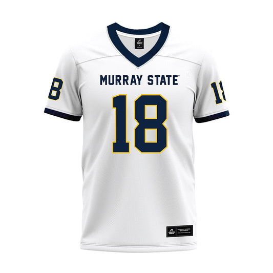 Murray State - NCAA Football : Huseyin Simsir - White Premium Football Jersey-0