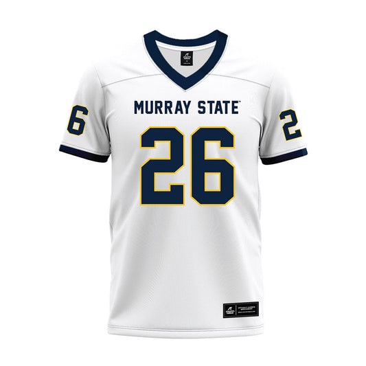 Murray State - NCAA Football : Rett Hemphill - White Premium Football Jersey-0