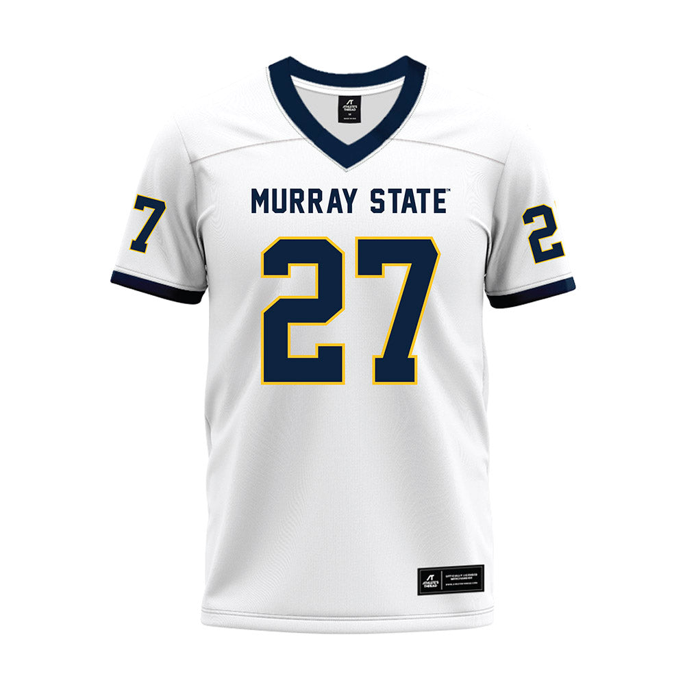 Murray State - NCAA Football : Nicholas Graham - White Premium Football Jersey-0
