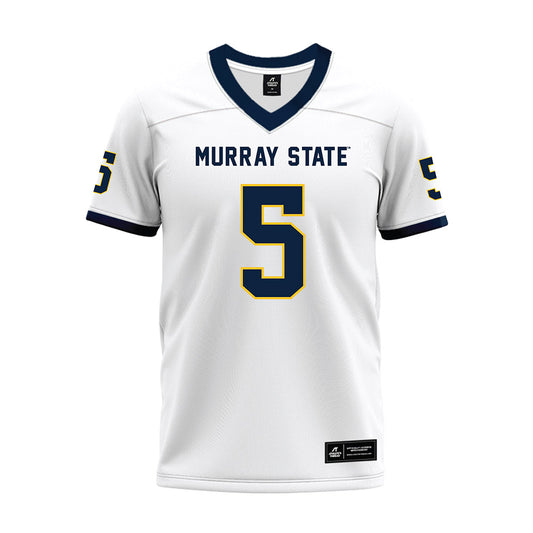 Murray State - NCAA Football : Tyrell Campbell - White Premium Football Jersey-0