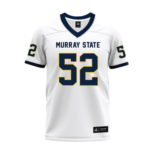 Murray State - NCAA Football : Jake McConnell - White Premium Football Jersey-0