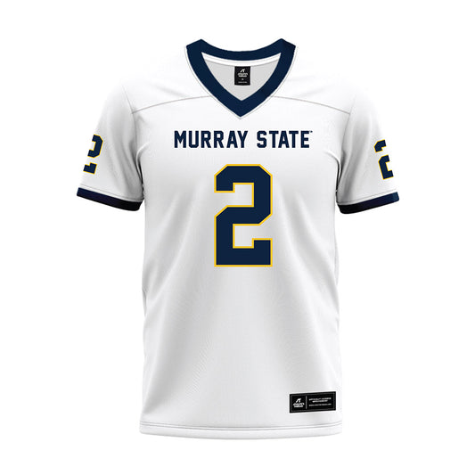 Murray State - NCAA Football : Taylor Cline - White Premium Football Jersey-0