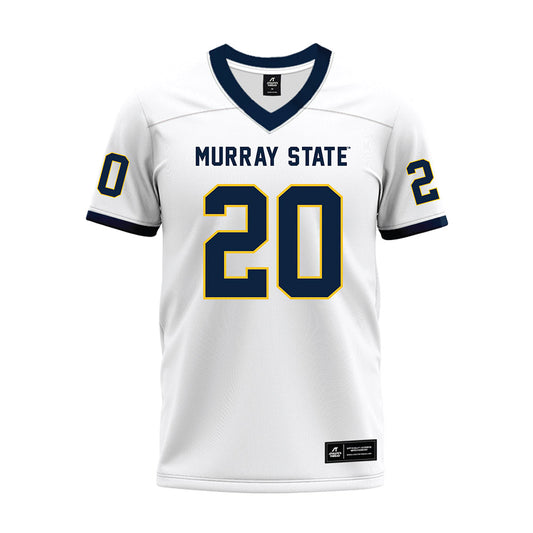Murray State - NCAA Football : Cade Fields - White Premium Football Jersey-0