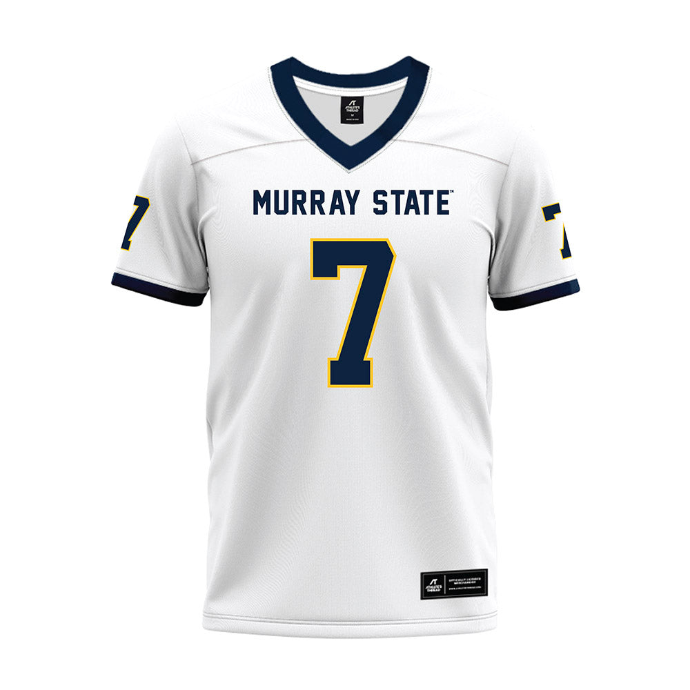 Murray State - NCAA Football : Kaleb Bailey - White Premium Football Jersey-0
