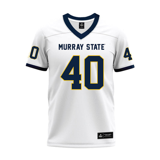 Murray State - NCAA Football : Connor Archer - White Premium Football Jersey-0
