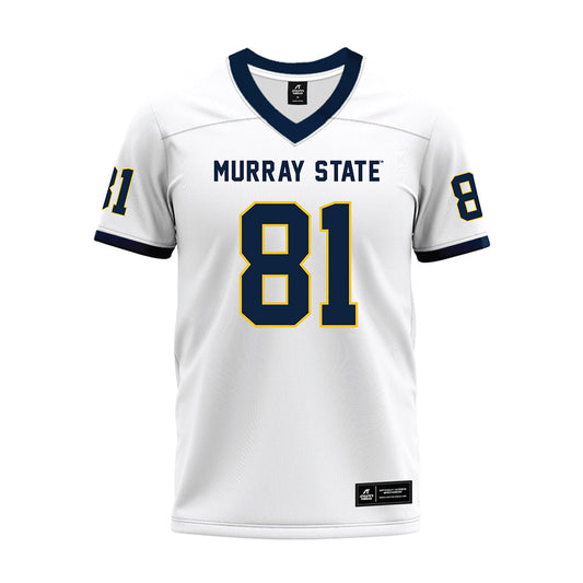 Murray State - NCAA Football : Reece Hunt - White Premium Football Jersey-0