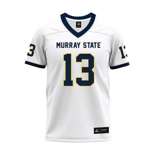 Murray State - NCAA Football : Trey Firestone - White Premium Football Jersey-0