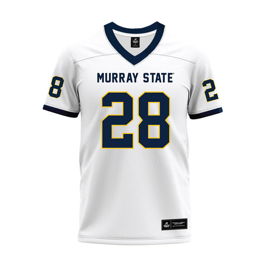 Murray State - NCAA Football : Marty Thomas - White Premium Football Jersey-0