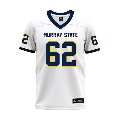 Murray State - NCAA Football : Jake Coffey - White Premium Football Jersey-0