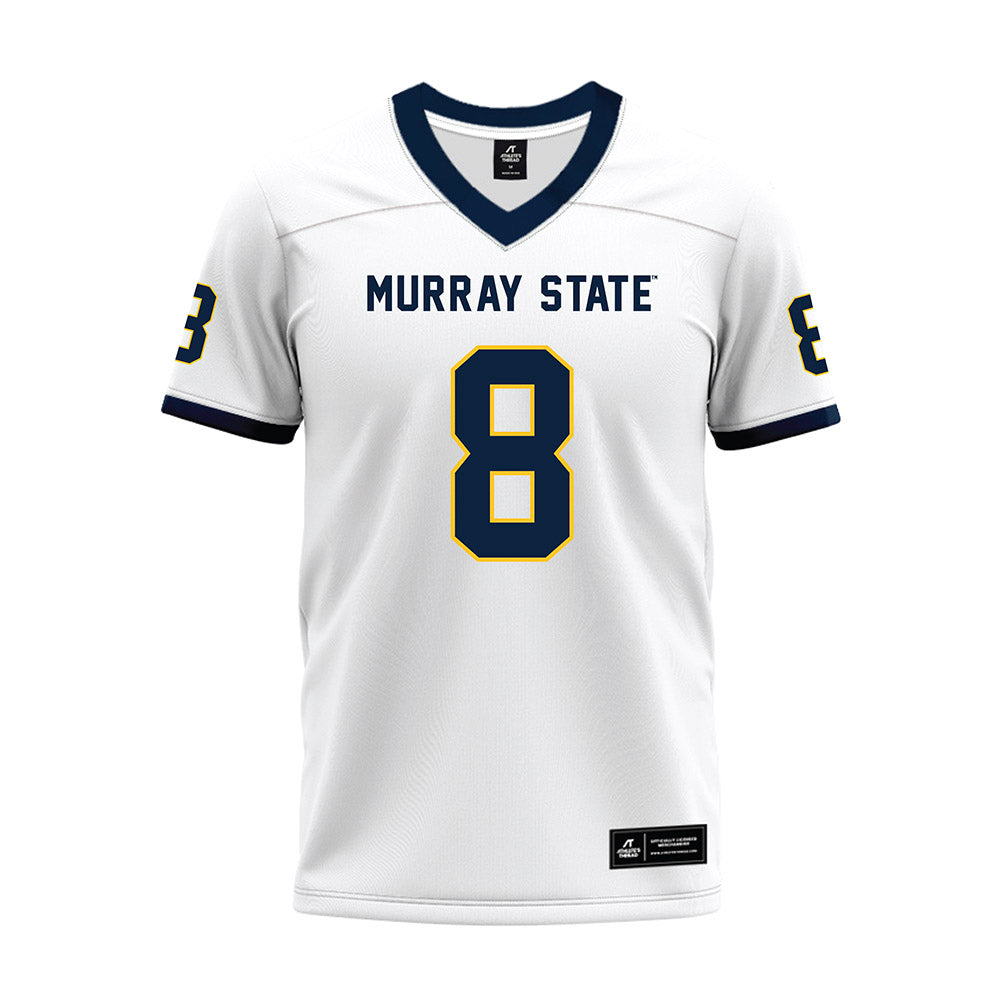 Murray State - NCAA Football : Jalen Richmond - White Premium Football Jersey-0
