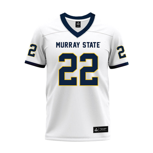 Murray State - NCAA Football : Kevin Emmanuel - White Premium Football Jersey