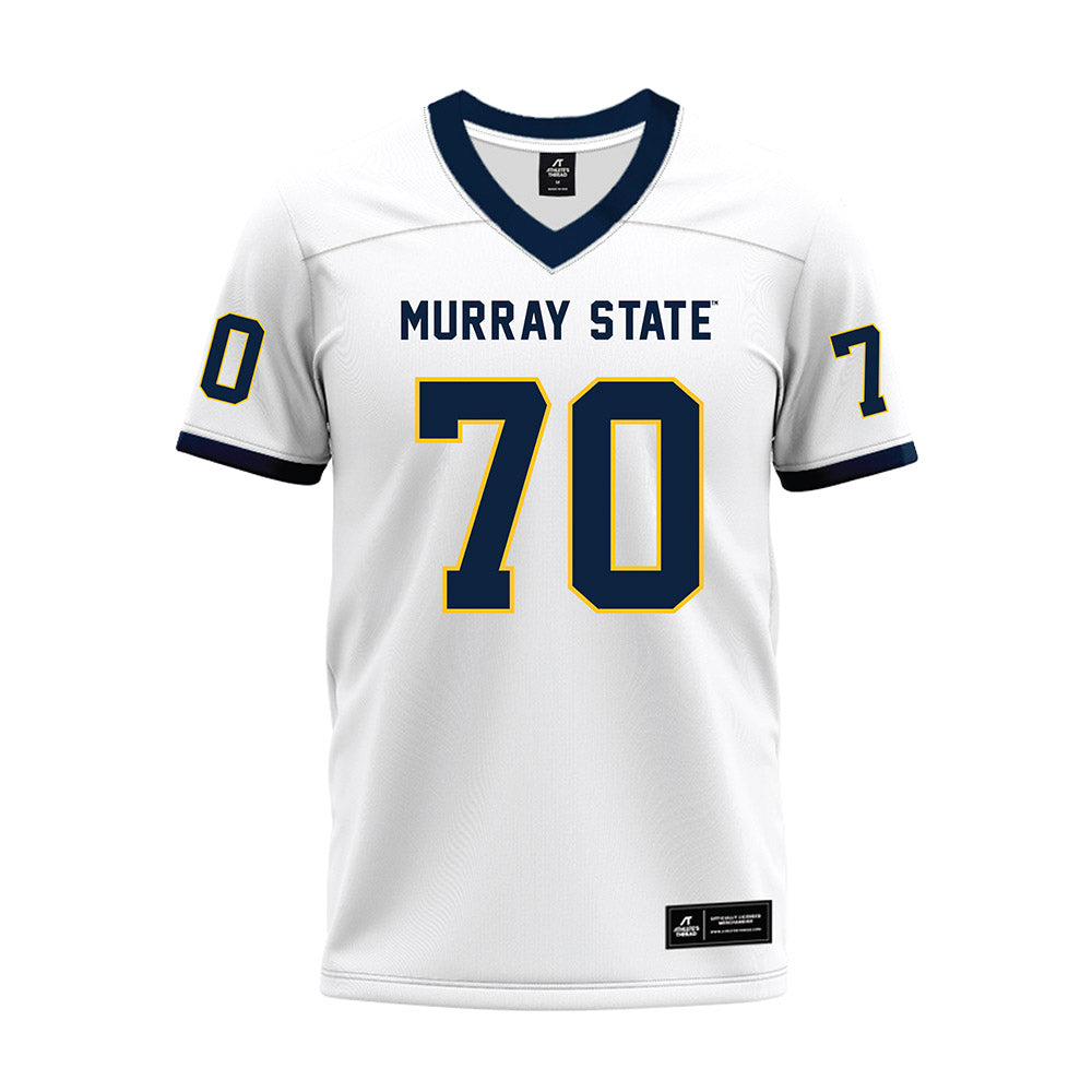 Murray State - NCAA Football : Brandon Mills - White Premium Football Jersey-0