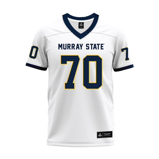 Murray State - NCAA Football : Brandon Mills - White Premium Football Jersey-0