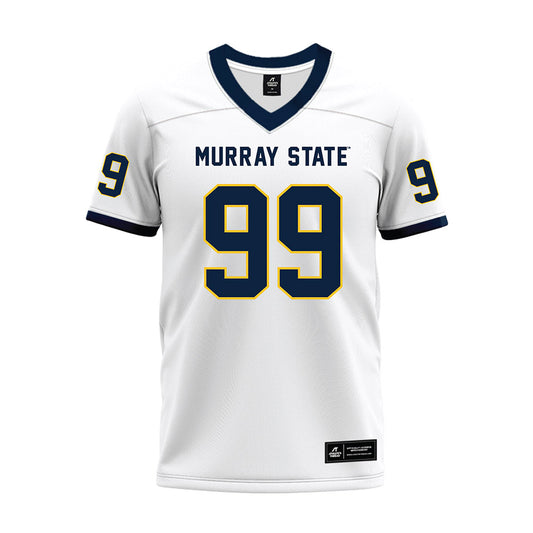 Murray State - NCAA Football : Demetrius Carman - White Premium Football Jersey-0