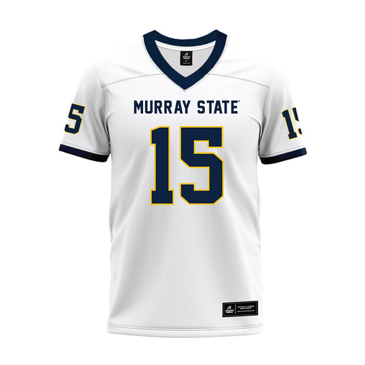Murray State - NCAA Football : Lj Green - White Premium Football Jersey