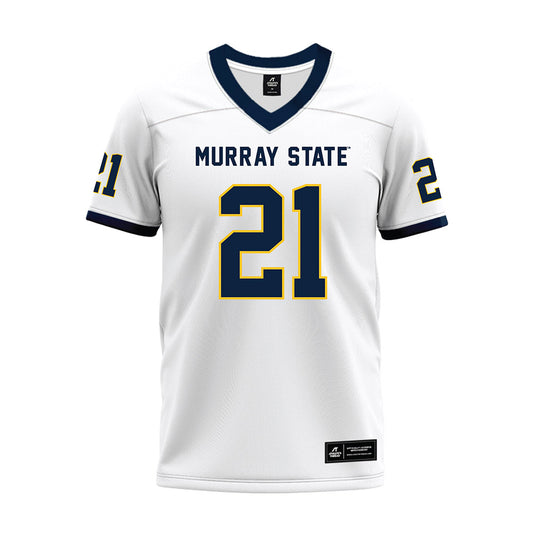 Murray State - NCAA Football : Kyson Morgan - White Premium Football Jersey-0