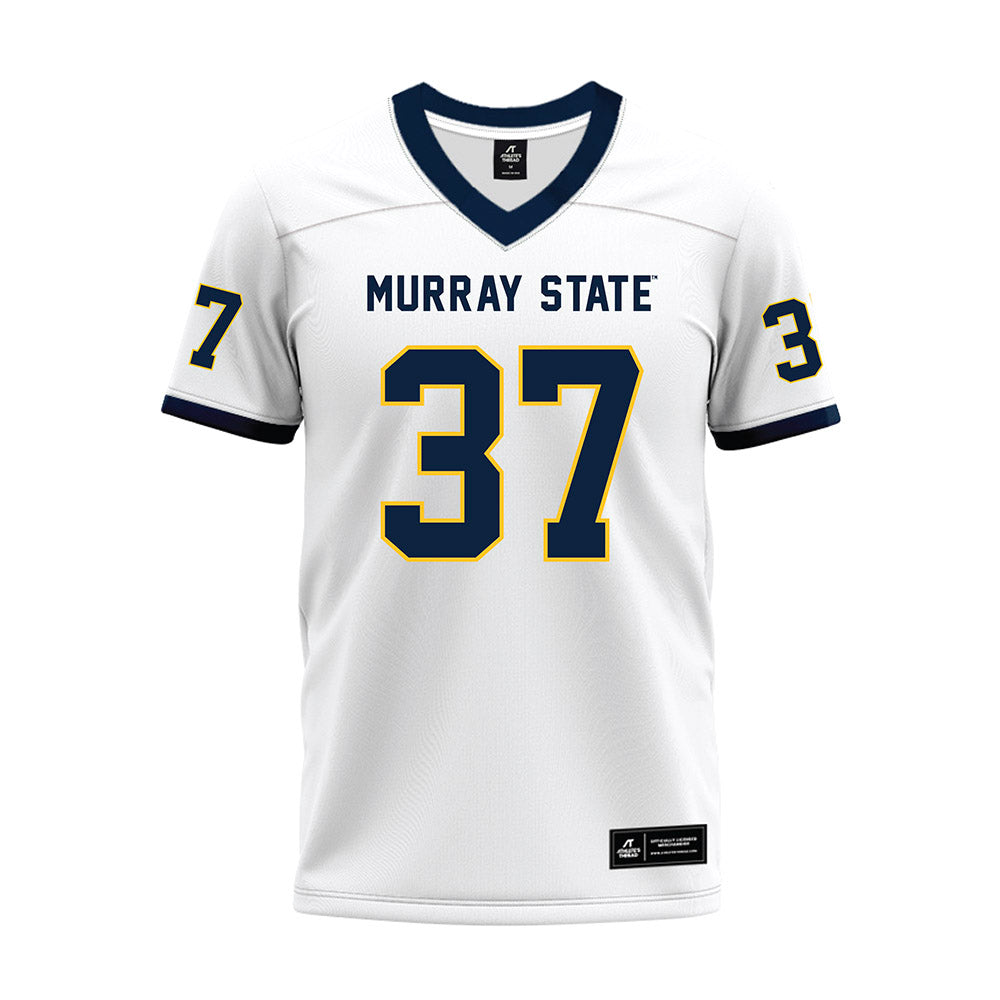 Murray State - NCAA Football : Dax Pregeant - White Premium Football Jersey-0