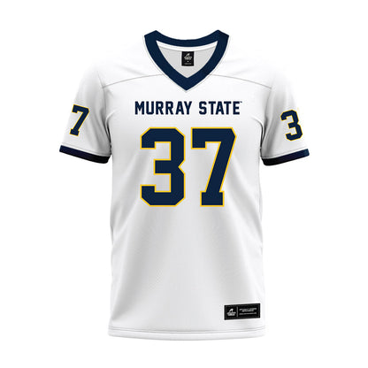 Murray State - NCAA Football : Dax Pregeant - White Premium Football Jersey-0