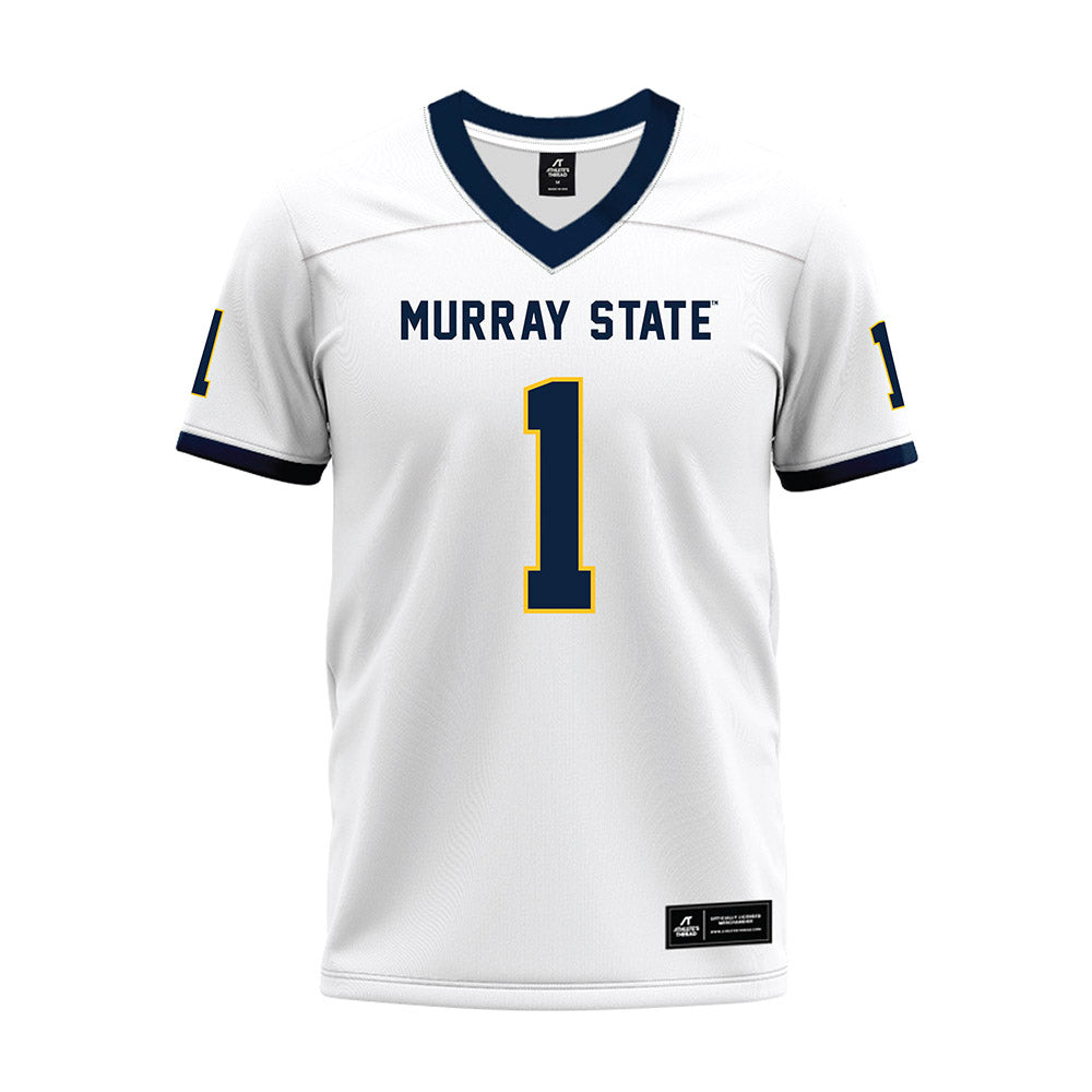 Murray State - NCAA Football : Bryan Pulley - White Premium Football Jersey-0