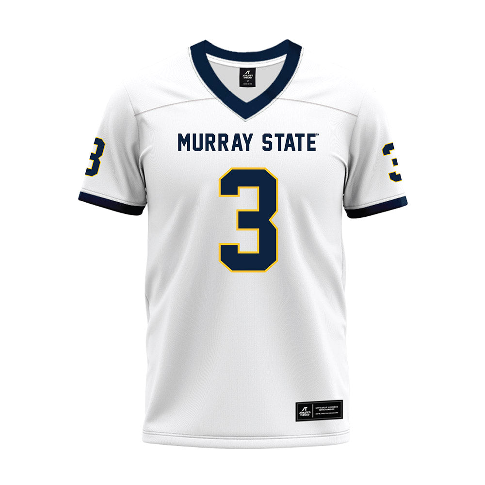Murray State - NCAA Football : baxter wright - White Premium Football Jersey-0