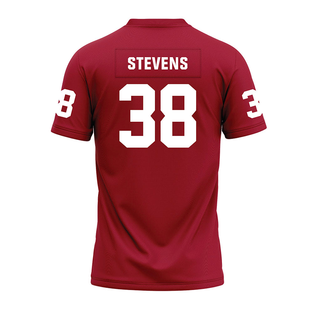 WSU - NCAA Football : Jack Stevens - Cardinal Premium Football Jersey-1