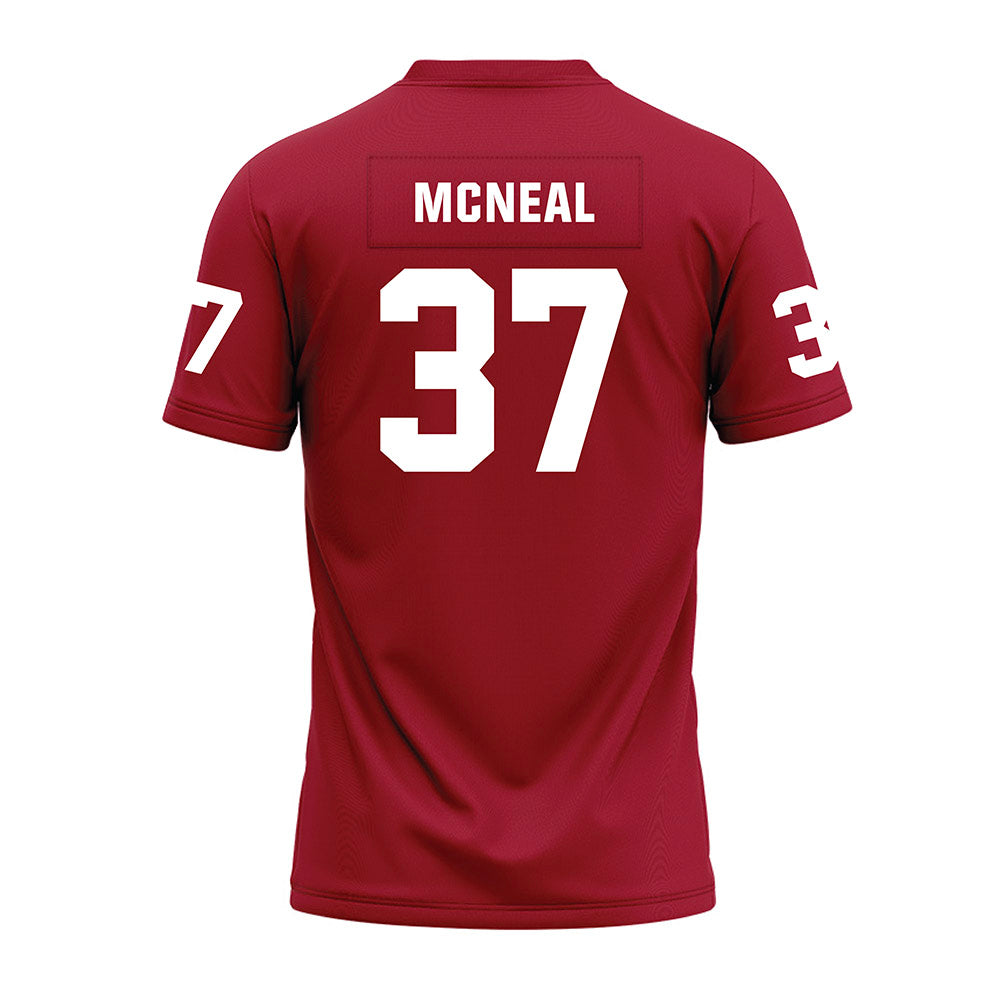 WSU - NCAA Football : Gaylon McNeal - Cardinal Premium Football Jersey-1