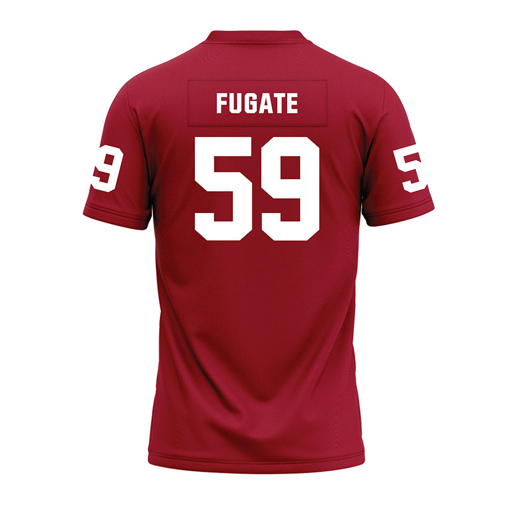 WSU - NCAA Football : Gavin Fugate - Cardinal Premium Football Jersey-1