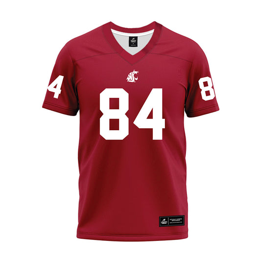 WSU - NCAA Football : Malachi Wrice - Cardinal Premium Football Jersey-0