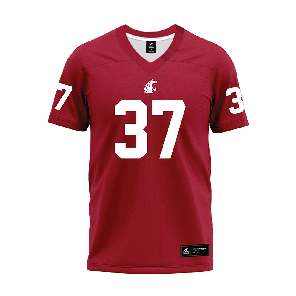 WSU - NCAA Football : Gaylon McNeal - Cardinal Premium Football Jersey-0