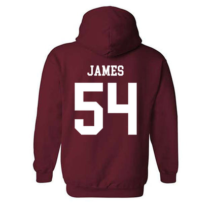 Alabama - NCAA Football : Jayvin James - Classic Shersey Hooded Sweatshirt-1