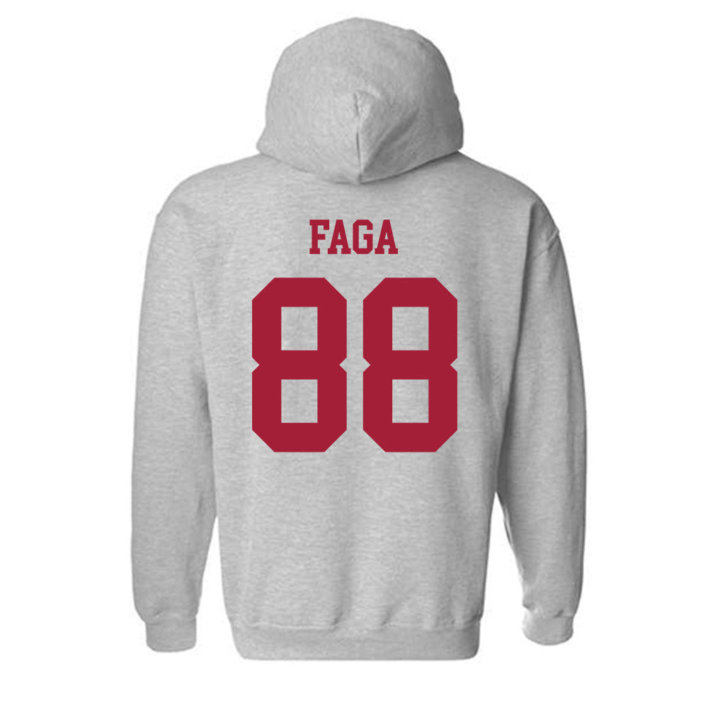 Alabama - NCAA Football : Isaia Faga - Generic Shersey Hooded Sweatshirt-2