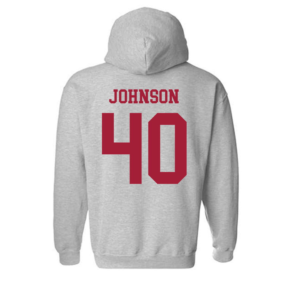 Alabama - NCAA Football : Grant Johnson - Generic Shersey Hooded Sweatshirt-3