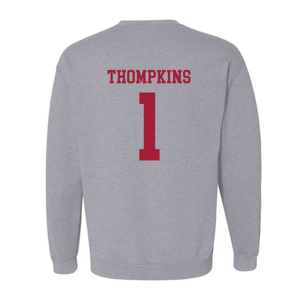Alabama - NCAA Football : Devan Thompkins - Generic Shersey Crewneck Sweatshirt-3
