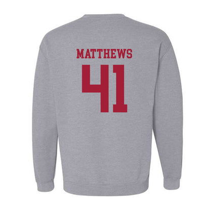 Alabama - NCAA Football : Jamarion Matthews - Generic Shersey Crewneck Sweatshirt-2
