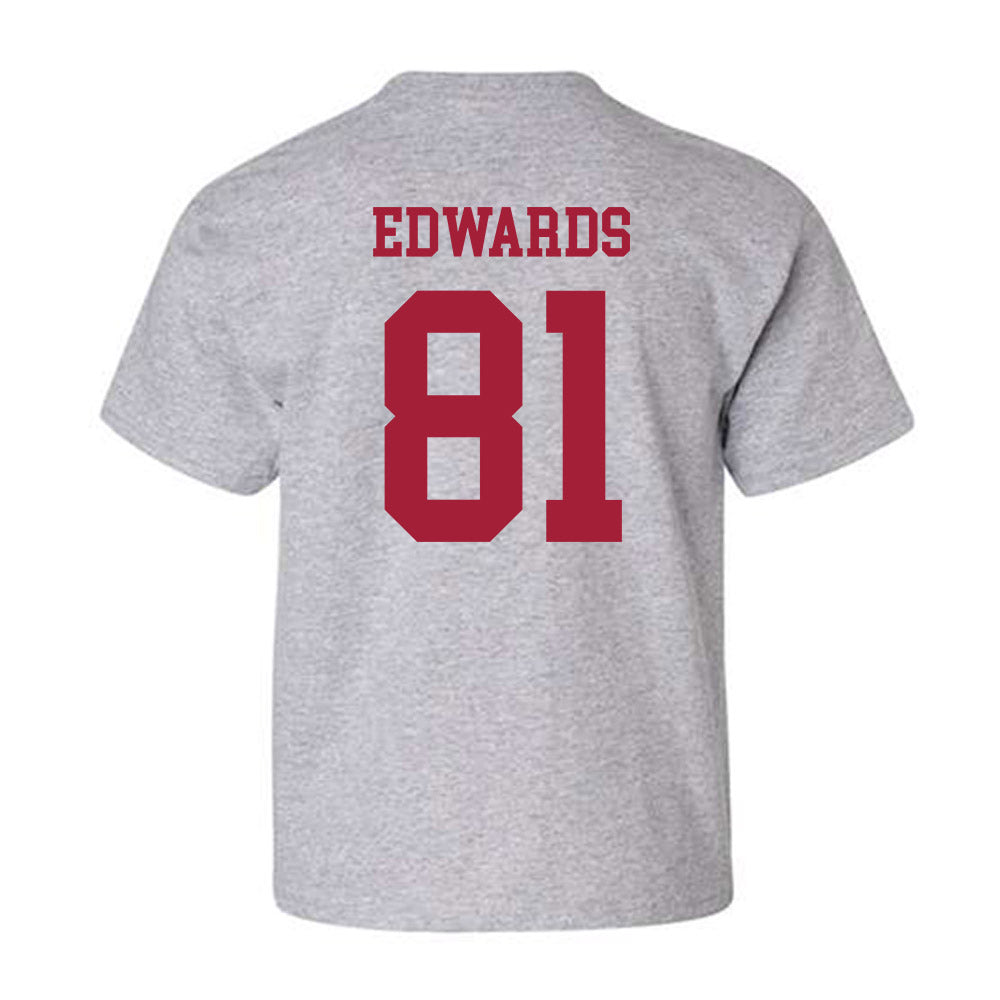Alabama - NCAA Football : Kaleb Edwards - Generic Shersey Youth T-Shirt-3