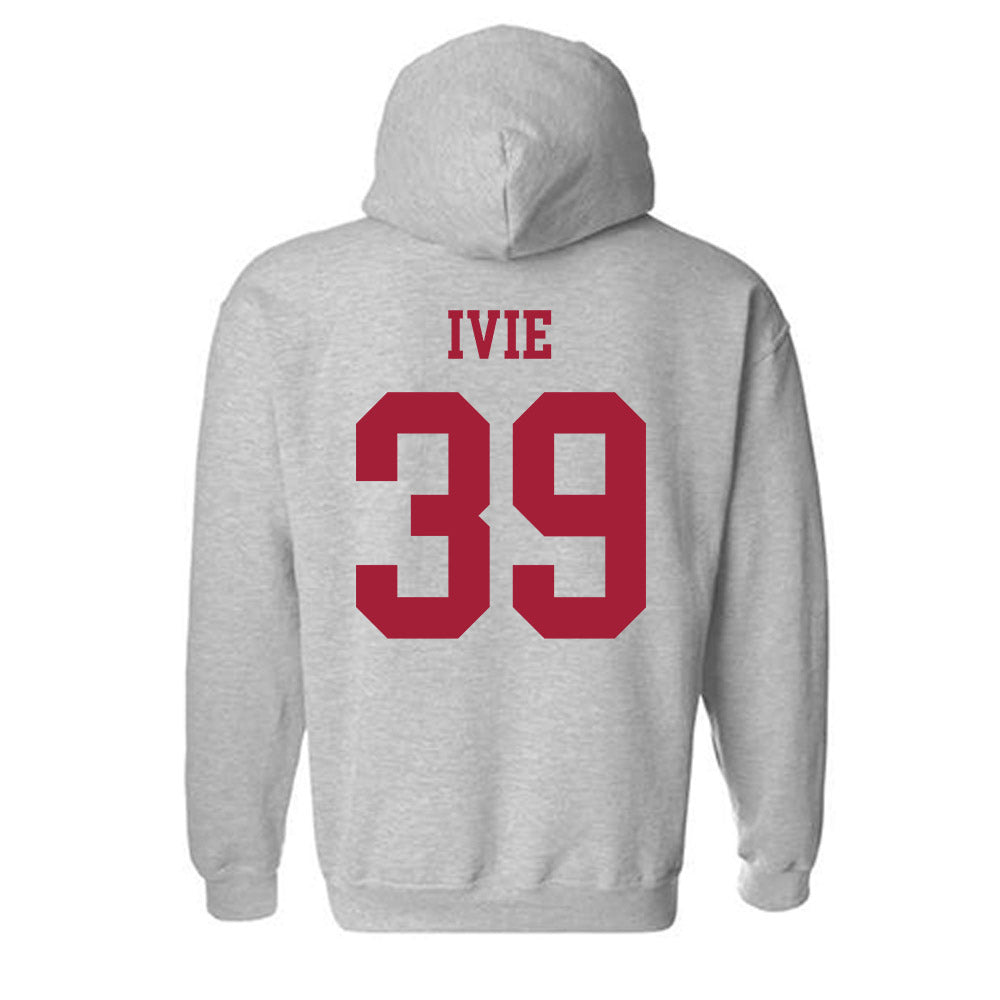 Alabama - NCAA Football : Jake Ivie - Generic Shersey Hooded Sweatshirt-2