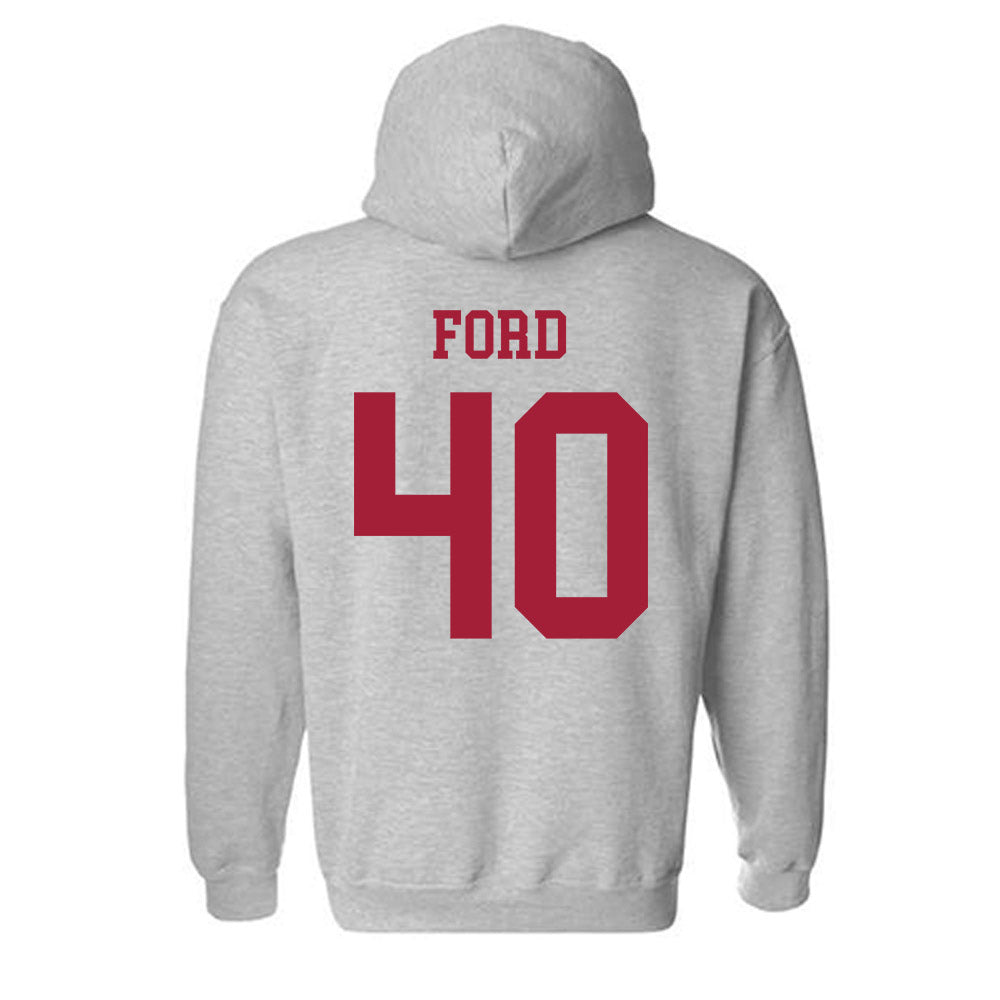 Alabama - NCAA Football : Josh Ford - Generic Shersey Hooded Sweatshirt-2