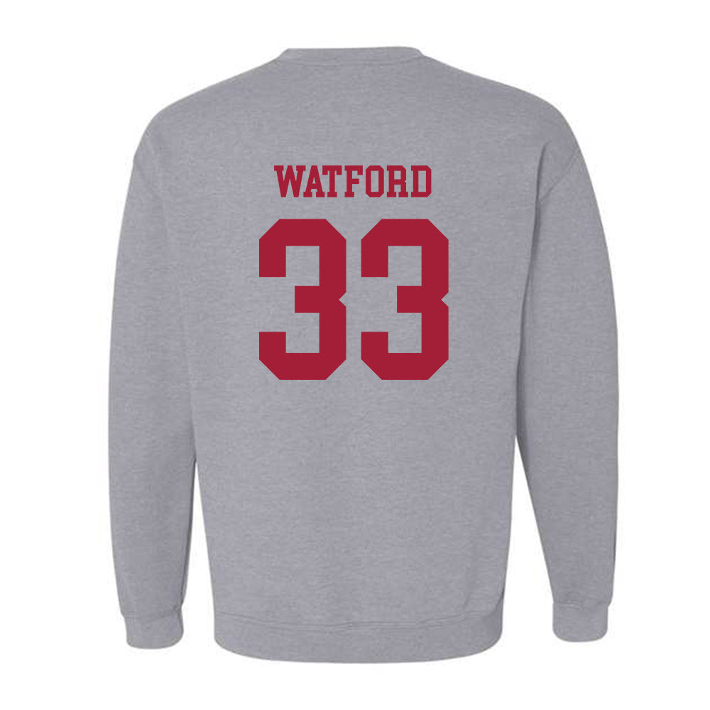 Alabama - NCAA Football : Adam Watford - Generic Shersey Crewneck Sweatshirt-3