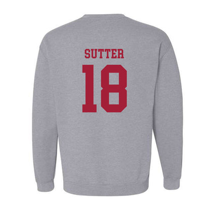 Alabama - NCAA Football : Mack Sutter - Generic Shersey Crewneck Sweatshirt-3
