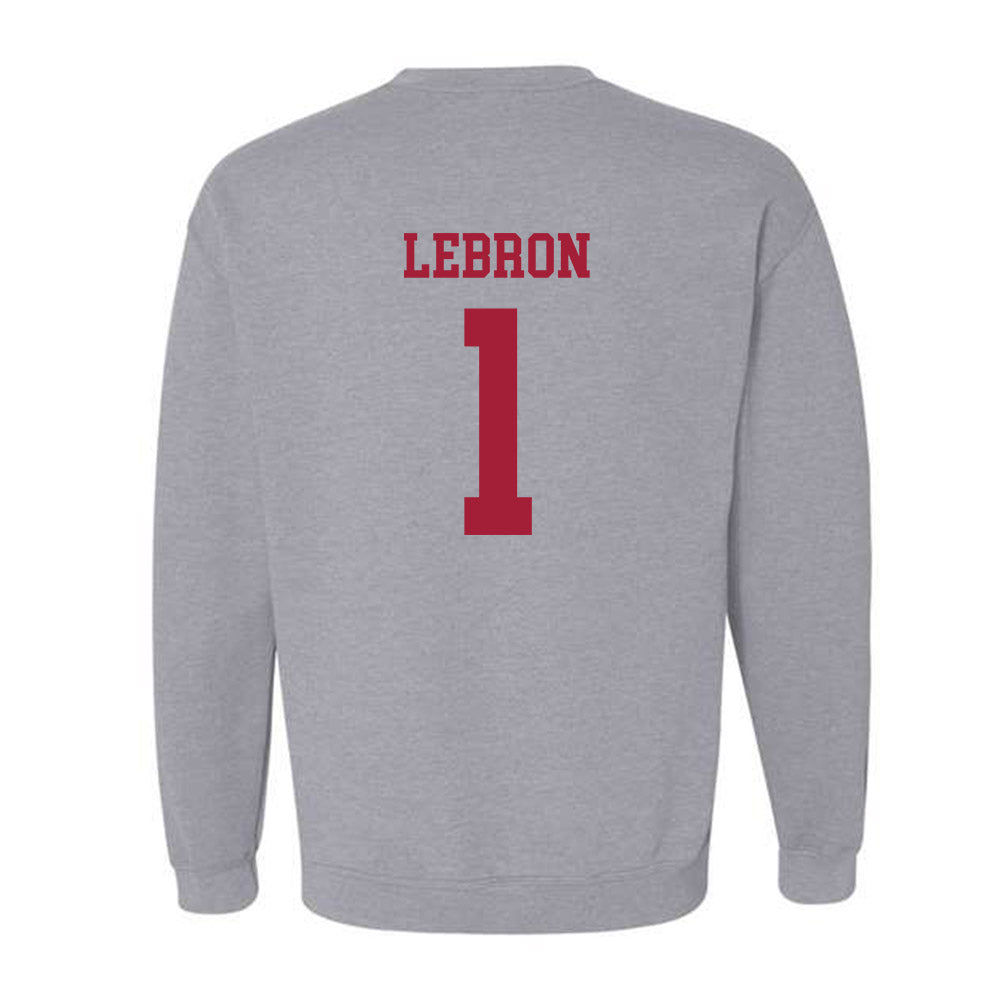 Alabama - NCAA Baseball : Justin Lebron - Crewneck Sweatshirt