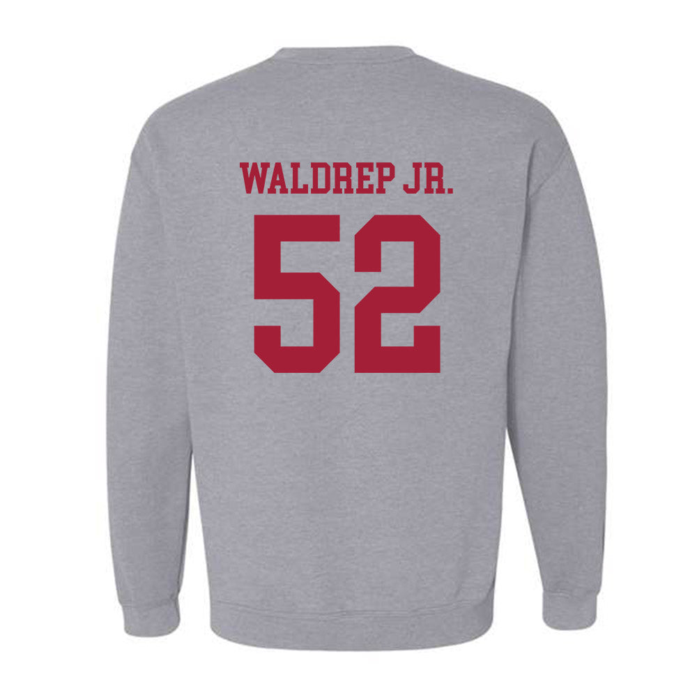 Alabama - NCAA Football : Mal Waldrep Jr. - Generic Shersey Crewneck Sweatshirt-2