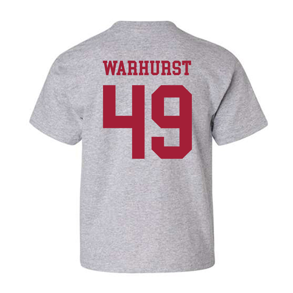 Alabama - NCAA Football : Conner Warhurst - Generic Shersey Youth T-Shirt-3