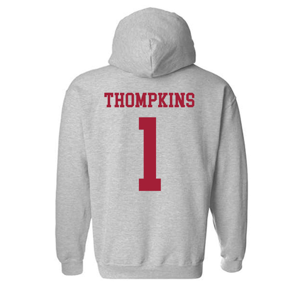 Alabama - NCAA Football : Devan Thompkins - Generic Shersey Hooded Sweatshirt-2