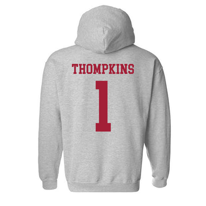 Alabama - NCAA Football : Devan Thompkins - Generic Shersey Hooded Sweatshirt-2